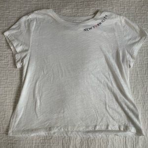 Abercrombie New York City White T-Shirt